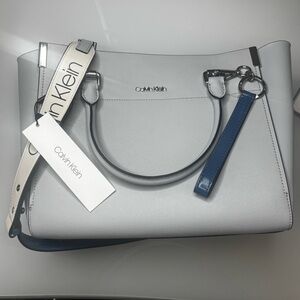 New Calvin Klein Leather Crossbody Purse